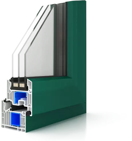 PWV82M / W / A / F نوافذ وأبواب U-PVC