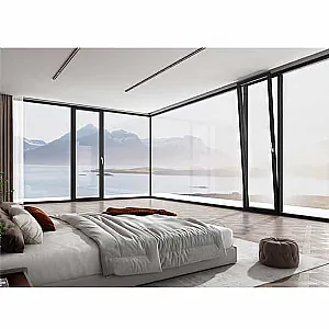 TGT70 باب من الألومنيوم قابل للإمالة والدوران