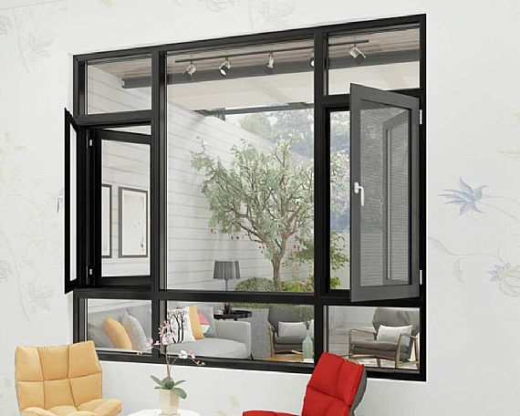 TG108 إمالة وتحويل نافذة ألمنيوم