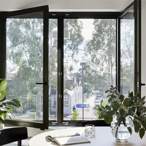 TGF85 الألومنيوم فلوش الميل والنافذة...