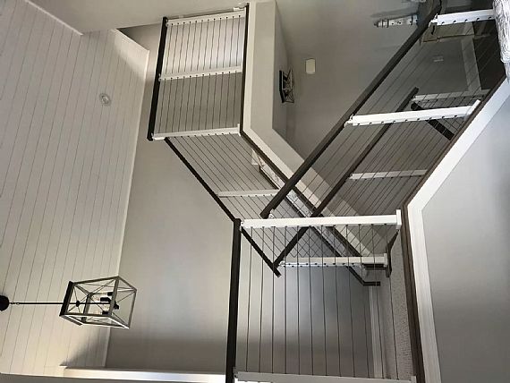 درابزين كابل داخلي ، درابزين كابل من الفولاذ المقاوم للصدأ ، درابزين كابل منزلي