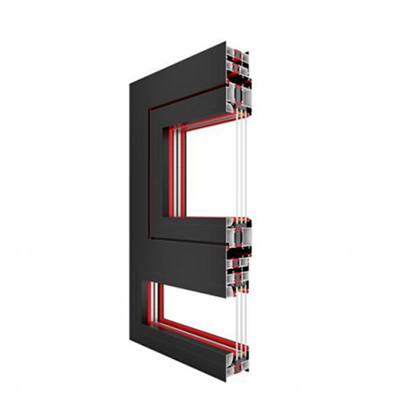 TG70 نافذة Casement الألمنيوم